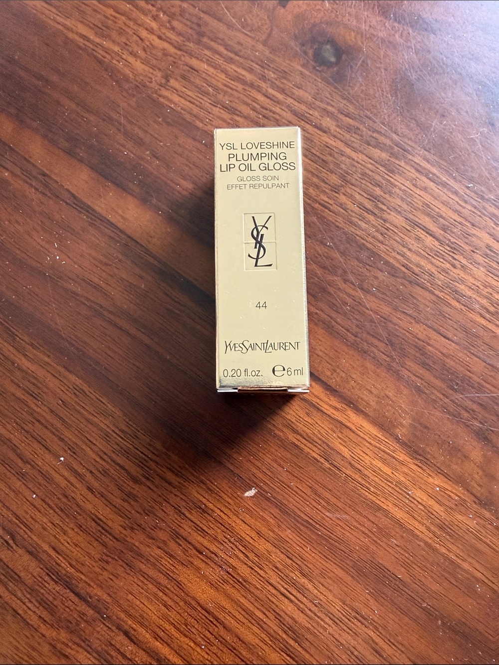 Yves Saint Laurent YSL Loveshine Plumping Lip Oil Gloss 44 - nude lavallière new